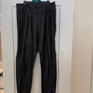 Commando Black Faux Leather Pants